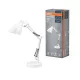 Iskolai asztali rajzlámpa E27 lámpatest, fehér Office Osram