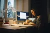 Iskolai asztali rajzlámpa E27 lámpatest, fehér Office Osram