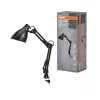 Iskolai asztali rajzlámpa E27 lámpatest, fekete Office Line Osram