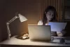 Iskolai asztali rajzlámpa E27 lámpatest, fehér Office Line Osram