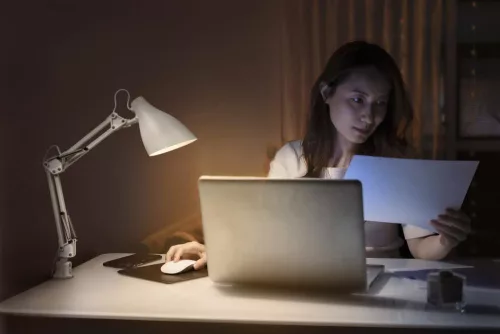 Iskolai asztali rajzlámpa E27 lámpatest, fehér Office Line Osram