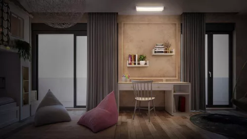 LED mennyezeti lámpa irodai lámpatest, szabályozható fényerejű, 20W, 4000K, semleges fehér, 2300lm, Office Line Osram
