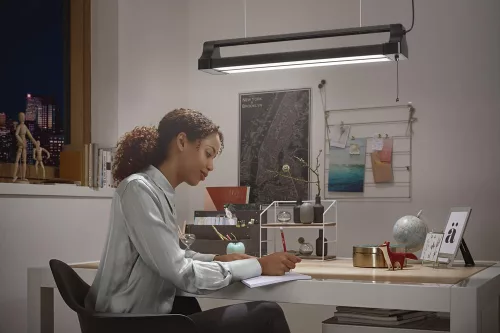 LED mennyezeti függőlámpa irodai világítótest 24W 4000K semleges 2400lm fekete Office Line Osram