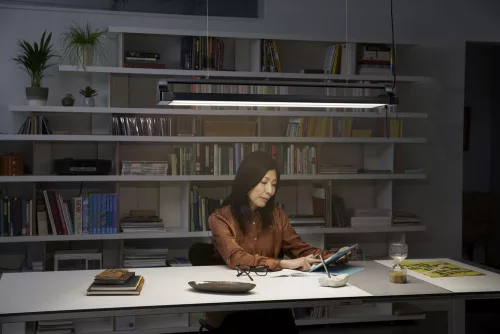 LED mennyezeti függőlámpa irodai világítótest 42W 4000K semleges 4000lm fekete Office Line Osram