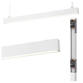   LED Függesztett Mennyezeti Lámpa Irodai Világításhoz, Szabályozható Fényerejű 42W 4000K Semleges Fehér 5000lm Office Line Osram