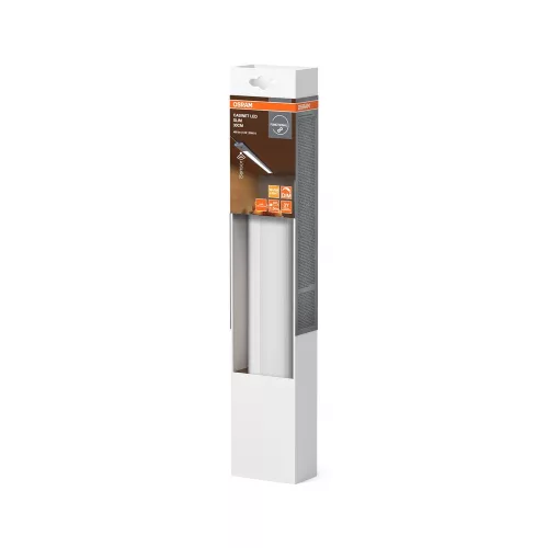 Lámpatest szekrény alatti LED sín bútor 6W 250lm 3000K meleg fényű fehér Cabinet Osram