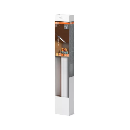 Lámpatest szekrény alatti LED sín bútor 10W 470lm 3000K meleg fényű fehér Cabinet Osram