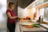 Szekrény alatti lineáris LED lámpa 6W 3000K meleg fényű 300lm, ezüst Linear Flat Osram