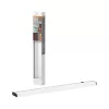 Szekrény alatti lineáris LED lámpa mozgásérzékelővel, 12W 3000K meleg fényű 760lm, ezüst Linear Flat Osram