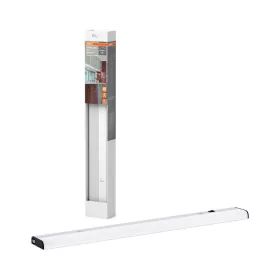   Szekrény alatti lineáris LED lámpa mozgásérzékelővel, 12W 3000K meleg fényű 760lm, ezüst Linear Flat Osram