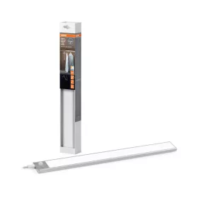   Szekrény alatti bútor LED lámpa, akkumulátoros, mozgás- és alkonyérzékelővel, 3.2W 3000-6500K CCT 200lm, szürke LINEAR Osram