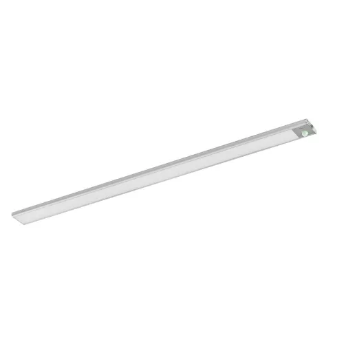 Szekrény alatti bútor LED lámpa, akkumulátoros, mozgás- és alkonyérzékelővel, 4W 3000-6500K CCT 270lm, szürke LINEAR Osram