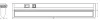 Bútor LED lámpasín, dimmelhető, 6W 3000-6500K CCT 380lm, fehér LINEAR Osram