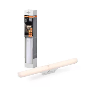   Bútor LED lámpasín, elemes, mozgás- és alkonyérzékelővel, 4W 3000K meleg fényű 300lm, fehér LINEAR Osram