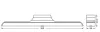 Bútor LED lámpasín, elemes, mozgás- és alkonyérzékelővel, 4W 3000K meleg fényű 300lm, fehér LINEAR Osram