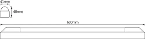 LED panel lámpa felületre szerelhető 12W 4000K semleges 1320lm fehér lámpatest Osram