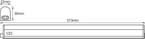 LED panel lámpa felületre szerelhető 8W 4000K semleges 900lm fehér lámpatest Osram