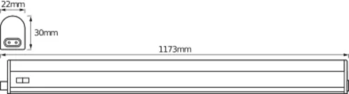 LED panel lámpa felületre szerelhető 14W 4000K semleges 1600lm fehér lámpatest Osram