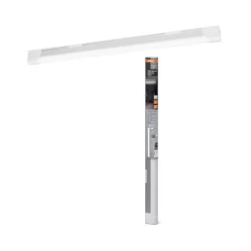   LED lámpa, felületre szerelhető panel, 10W, 4000K, semleges, 1000lm, ezüst, lámpatest, Osram