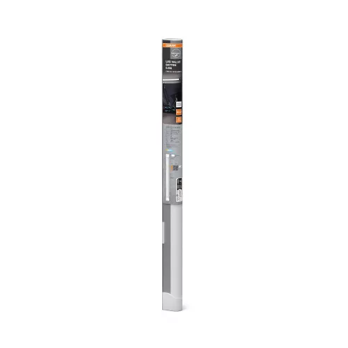 LED lámpa, felületre szerelhető panel, 10W, 4000K, semleges, 1000lm, ezüst, lámpatest, Osram