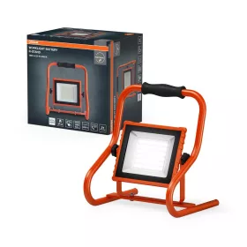   Kültéri LED reflektor akkumulátoros 20W 4000K semleges fehér 1600lm narancssárga IP44 Worklights Osram