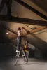Kültéri LED reflektor akkumulátoros 20W 4000K semleges fehér 1600lm narancssárga IP44 Worklights Osram
