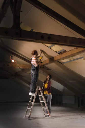 Kültéri LED reflektor akkumulátoros 20W 4000K semleges fehér 1600lm narancssárga IP44 Worklights Osram