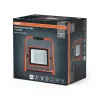 Kültéri LED reflektor akkumulátoros 30W 4000K semleges fehér 2400lm narancssárga IP44 Worklights Osram