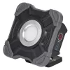 Kültéri LED reflektor akkumulátoros dimmelhető 10W 6500K hideg fehér 800lm fekete szürke IP54 Worklights Osram