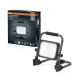 Kültéri LED reflektor akkumulátoros dimmelhető 20W 6500K hideg fehér 2000lm fekete szürke IP54 Worklights Osram