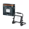 Kültéri LED reflektor akkumulátoros dimmelhető 30W 6500K hideg fehér 3000lm fekete szürke IP54 Worklights Osram