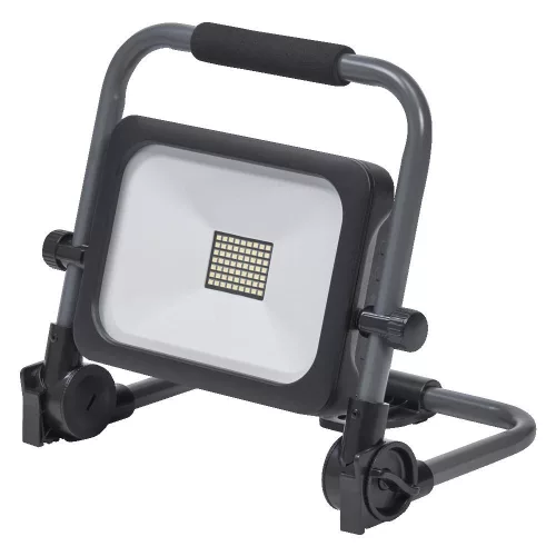 Kültéri LED reflektor akkumulátoros dimmelhető 30W 6500K hideg fehér 3000lm fekete szürke IP54 Worklights Osram