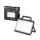 Akkumulátoros kültéri LED reflektor, dimmelhető 26W 6500K hideg fényű 3000lm fekete-szürke IP54 Worklights Osram