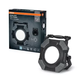  Kültéri LED reflektor dimmelhető 100W 6500K hideg fehér 12000lm fekete IP54 Worklights Osram