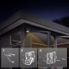 Kültéri LED reflektor Solarny mozgás- és alkonyérzékelővel 10W 1400lm 4000K semleges fehér IP65 fekete távirányító Endura Osram