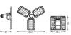Ipari LED High Bay lámpatest E27 17W 4000K semleges fényű 1700lm fekete Blade Osram