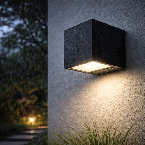 Kerti fali lámpa, kültéri LED homlokzati lámpa, 14W, 550lm, 3000K, meleg, szabályozható fényerejű, szürke, IP44, Osram SMART+ WIFI