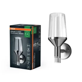 Fali lámpatest E27 ezüst IP44 Endura Osram