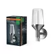 Fali lámpatest E27 ezüst IP44 Endura Osram