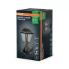 Endura Osram kültéri oszlop alakú kerti lámpa E27 fekete arany IP44
