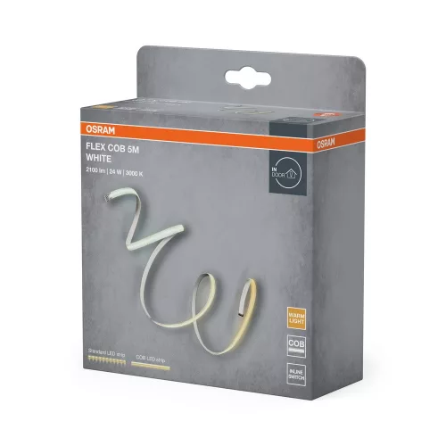 LED szalag 24W 2100lm 3000K meleg fényű sárga 5m Flex Strips Osram