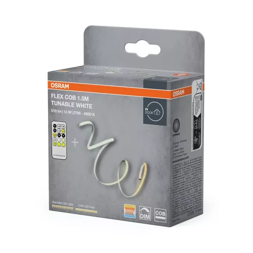 LED szalag 13W 510lm 2700/6500K CCT sárga 1.5m Flex Strips Osram