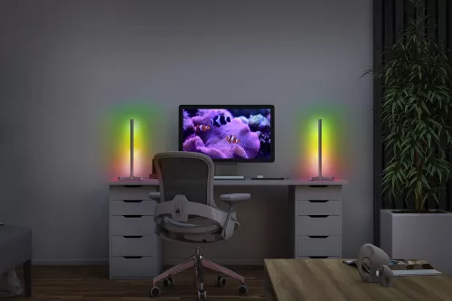 Állólámpa asztali LED 7.5W 500lm 2700/6500K RGB ezüst Magic Osram Smart + Wifi
