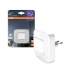 Konnektorba dugható LED éjszakai irányfény alkonyérzékelővel, 0.2W 3000K 3lm, fehér Lunetta Osram