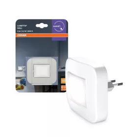   Konnektorba dugható LED éjszakai irányfény alkonyérzékelővel, 0.2W 3000K 3lm, fehér Lunetta Osram