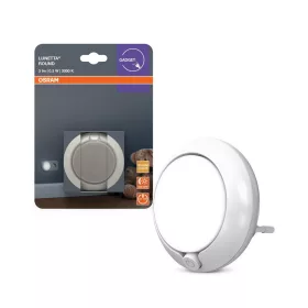   Konnektorba dugható LED éjszakai irányfény alkonyérzékelővel, 0.3W 3000K 3lm, fehér Lunetta Osram