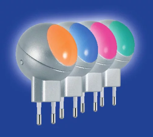 Konnektorba dugható LED éjszakai irányfény alkonyérzékelővel, 0.28W 2700-6000K CCT, fehér Lunetta Osram
