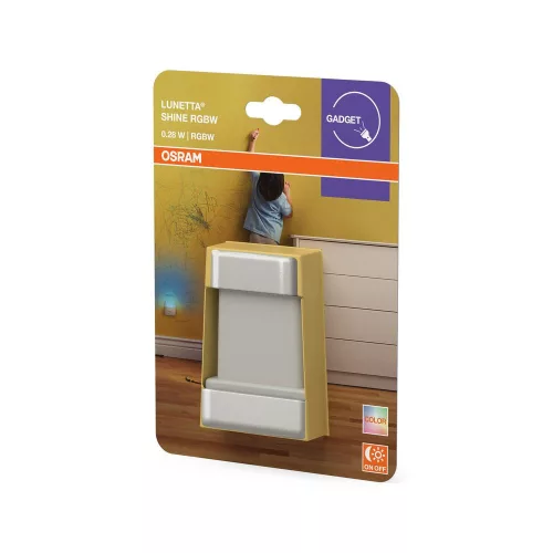 Konnektorba dugható LED éjszakai irányfény alkonyérzékelővel, 0.28W 2700-6000K CCT, fehér Lunetta Osram