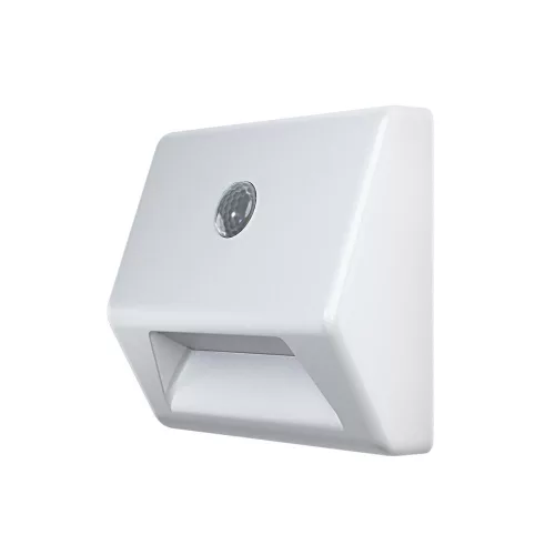 Elemmel működő LED lépcsővilágítás mozgás- és alkonykapcsolóval 0.25W 4000K semleges fehér 10lm IP54 NIGHTLUX Osram