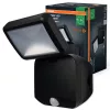 LED reflektor, elemes reflektor, 4W, 260lm, 4000K, IP54, fekete, mozgás- és alkonyérzékelős spotlámpával, Osram